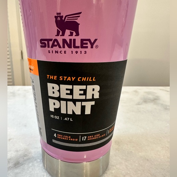 Stanley Stainless Steel 16oz Beer Pint with Built-In Bottle Opener Tumbler - Picture 5 of 9